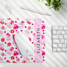 Muster von Eulen, Niedlichen Eulen, rosa Eulen, Ih