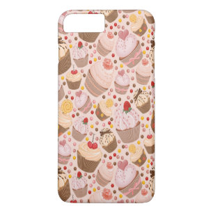 Muster von feierlichen Cupcakes Case-Mate iPhone Hülle