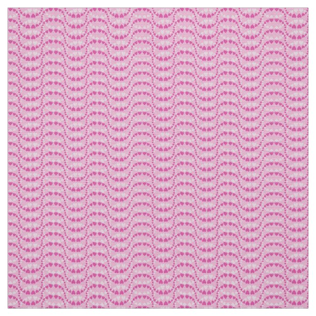 Muster von gebrochenen Herzen in rosa Farbe Stoff (Muster)