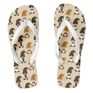 Muster von Gnomen, Halloween-Gnomen-Trick oder -Be Flip Flops