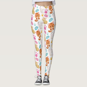Muster von Katzen, Niedlichen Katzen, Kätzchen, Kä Leggings