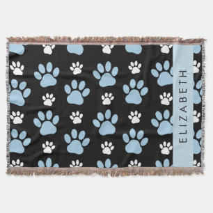 Muster von Paws, blauen Paws, Hundeschlitten, Ihr Decke