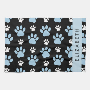 Muster von Paws, blauen Paws, Hundeschlitten, Ihr  Geschirrtuch