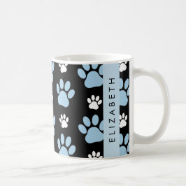 Muster von Paws, blauen Paws, Hundeschlitten, Ihr  Kaffeetasse