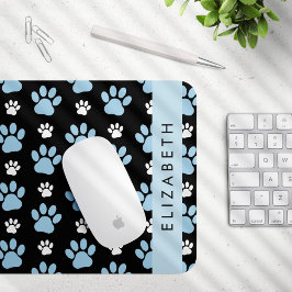 Muster von Paws, blauen Paws, Hundeschlitten, Ihr  Mousepad