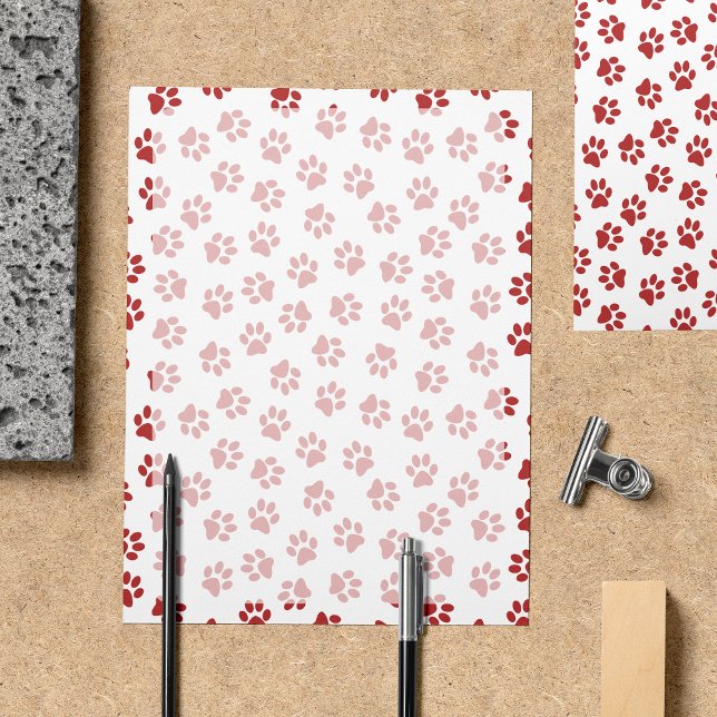 Muster von Paws, Hundebügen, Katzen, roten Paws (Von Creator hochgeladen)