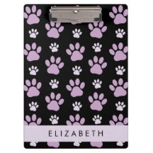 Muster von Paws, Lilac Paws, Dog Paws, Ihr Name