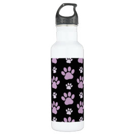 Muster von Paws, Lilac Paws, Hundepfen, Paw Prints Edelstahlflasche