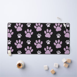 Muster von Paws, Lilac Paws, Hundepfen, Paw Prints Schreibtischunterlage