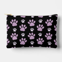 Muster von Paws, Lilac Paws, Hundepfen, Paw Prints Zubehörtasche