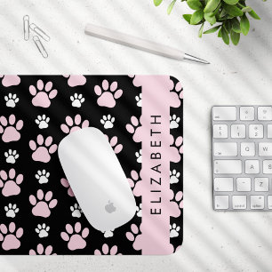 Muster von Paws, rosa Paws, Dog Paws, Ihr Name Mousepad