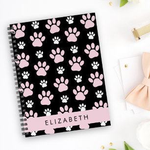 Muster von Paws, rosa Paws, Dog Paws, Ihr Name Planer