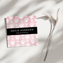 Muster von Pfoten, Hunde-Groomer, Hunde-Walker, Pe