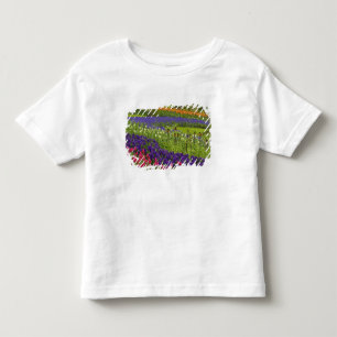 Muster von Tulpen Hyazinth und TraubenHyazinth Kleinkind T-shirt