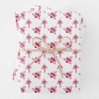 Muster-Wandpapier mit glatten Rote Rosen
