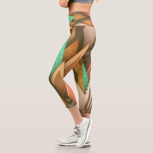 Muster | Zazzle_Growshop. Capri Leggings (Links)