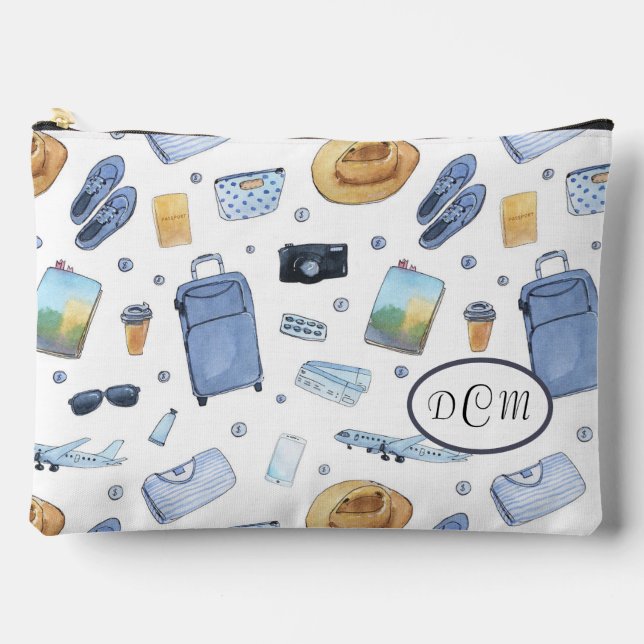 Muster-Zubehör-Pouch für Reisen Zubehörtasche (Vorderseite)