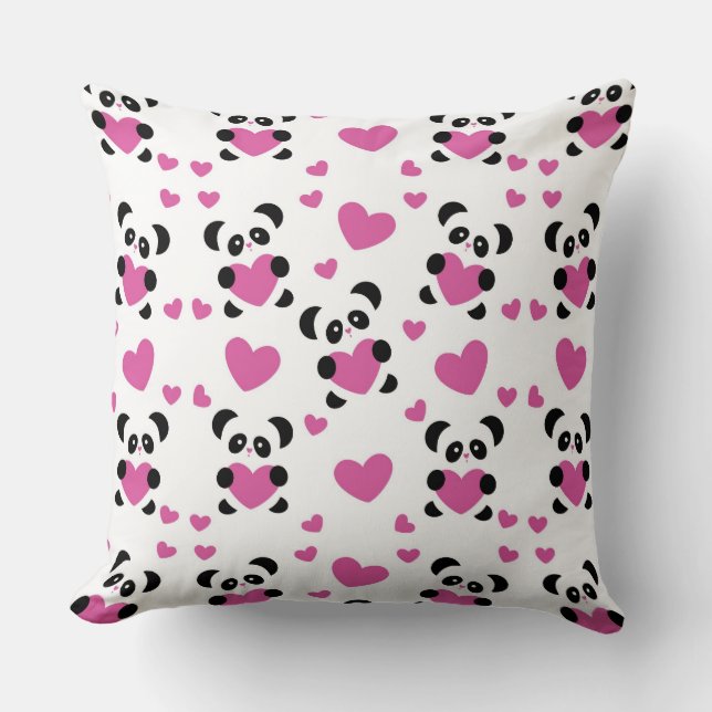 Muster zum Tag der Liebe Kissen (Vorderseite)