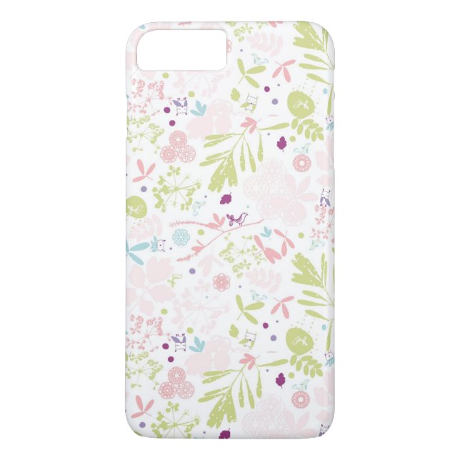 Musteranzeigen mit Blumen Case-Mate iPhone Hülle (Rückseite)