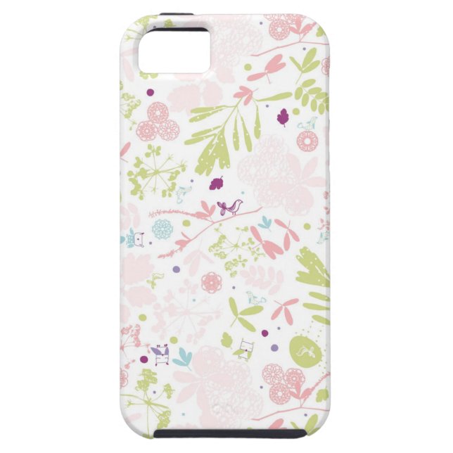 Musteranzeigen mit Blumen Case-Mate iPhone Hülle (Rückseite)
