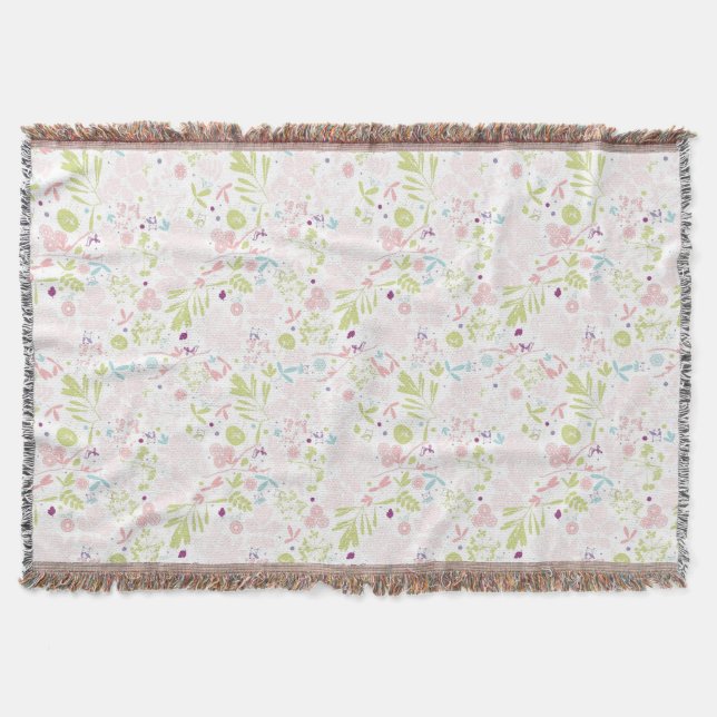 Musteranzeigen mit Blumen Decke (Vorderseite)