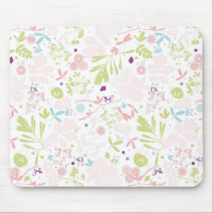 Musteranzeigen mit Blumen Mousepad