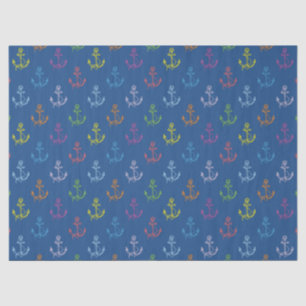 Musterbeispiel für nautische Bootanker Seidenpapier