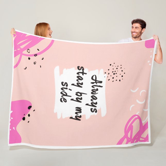 Musterdesign Fleecedecke (Beispiel)