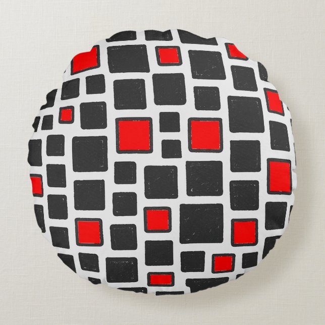 Musterdesign Rundes Kissen (Vorderseite)