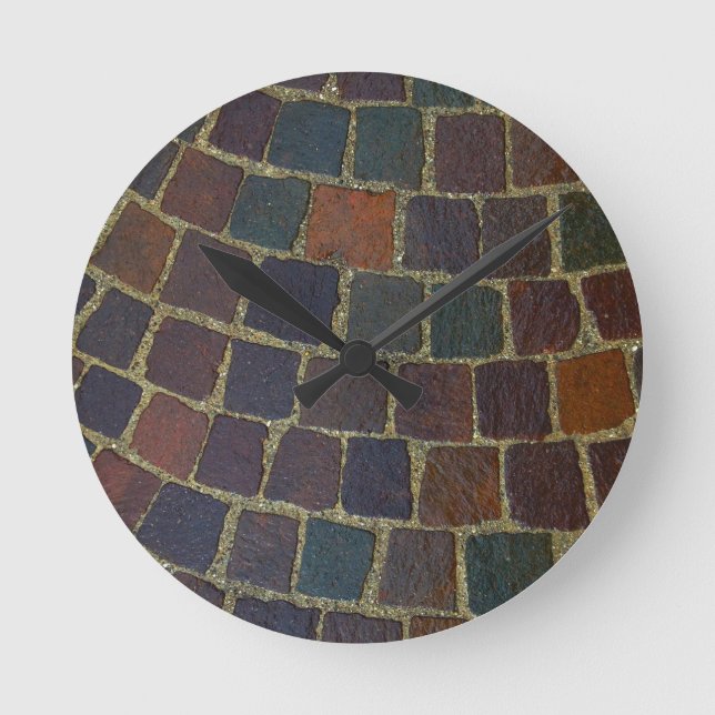 Musterdesigns Runde Wanduhr (Vorderseite)