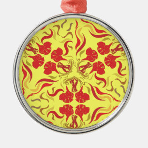 Musterdoggen Ornament Aus Metall
