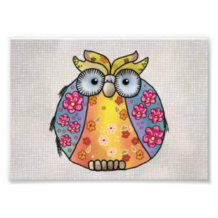 Mustereule Fotodruck