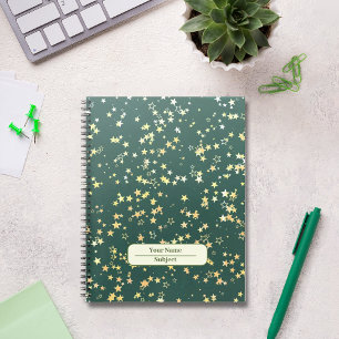 Musterfarbige Sterne-Notebook Notizbuch