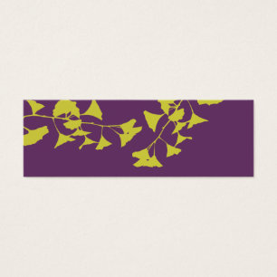 Musterglühendes Ginkgo-Baumast-Landschaftsblatt