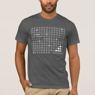 Mustergröße-Angelegenheiten - Estimize T-Shirt