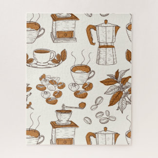 Musterkaffee und Rohstoffe Puzzle