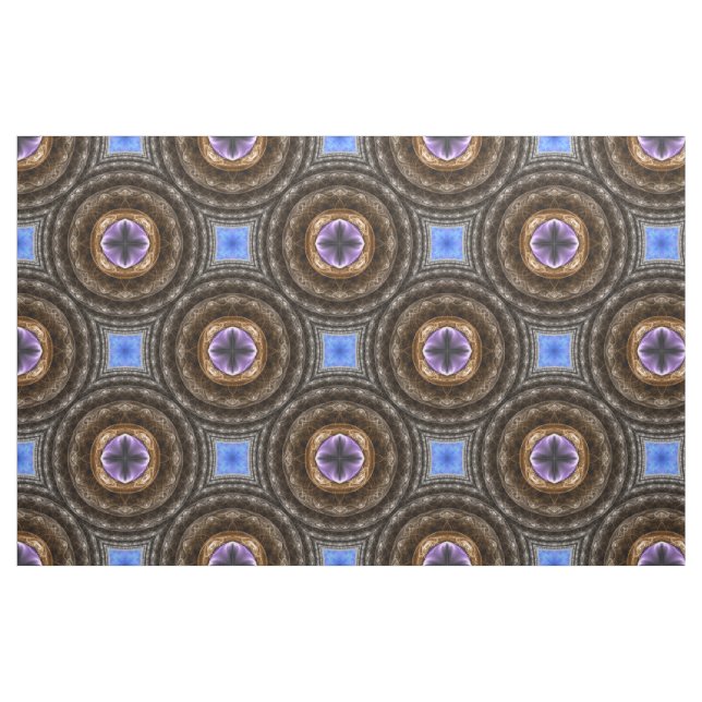 Musterkreisstromstruktur Stoff (Fat Quarter (45,7 x 55,9 cm))