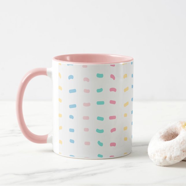 Musterlinien Tasse (Mit Donut)
