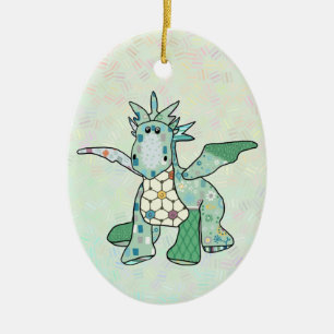 Mustermixdrache Keramik Ornament