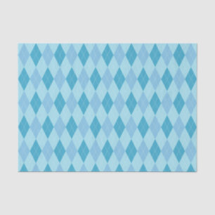 Musterpapier für blaue Tonerde-Raute Seidenpapier