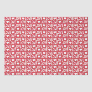 Musterpapier für die Weißtafel-Liebe Seidenpapier
