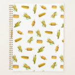 Musterplaner Planer<br><div class="desc">Muster mit inspiriert Aquarellbildern von Mais auf dem Cob</div>