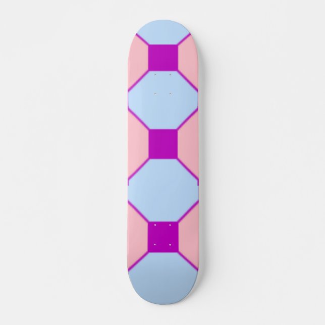 Musterquadrate Skateboard (Vorne)