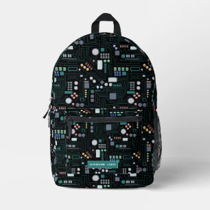 Musterschule für Computerkreise Bedruckter Rucksack