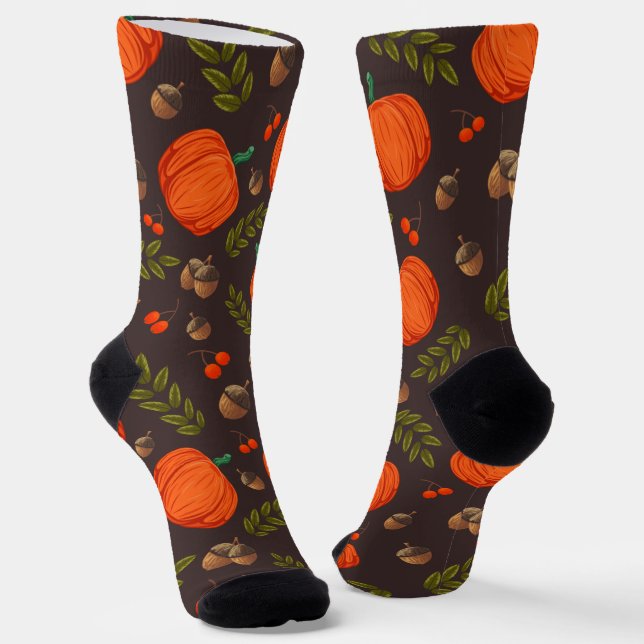 Mustersocken "Autumn Bounty" Socken (Gewinkelt)
