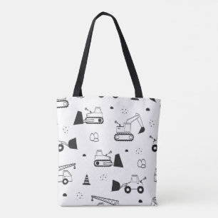 Mustertasche für Baufahrzeuge - Niedlich