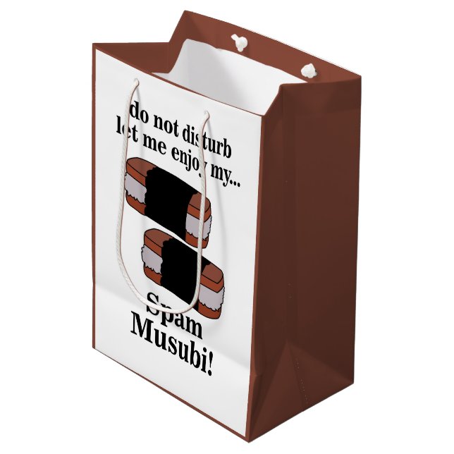 Musubi Ließ mir Spaß meine Spam Musubi Mittlere Geschenktüte (Vorderseite Schrägansicht)