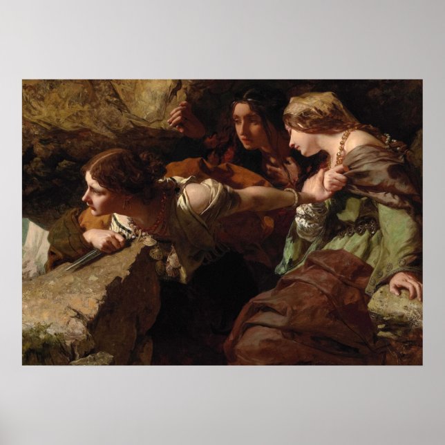 Mut, Angst und Verzweiflung, den Kampf beobachten Poster (Vorne)