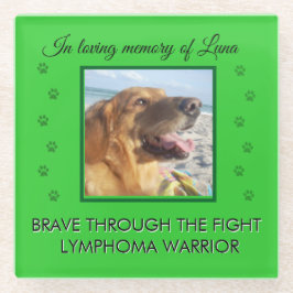 Mut durch den Kampf - Gedenkstätte für Haustiere 1 Glasuntersetzer