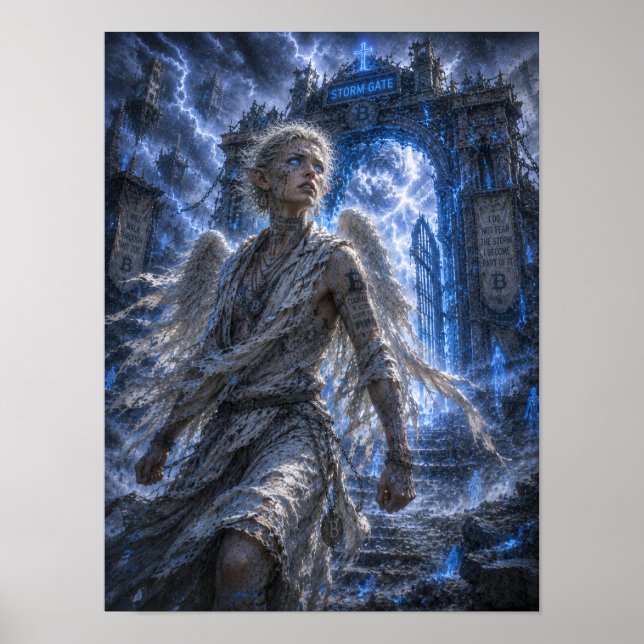 Mut / Engel / Sturm Tor Poster (Vorne)